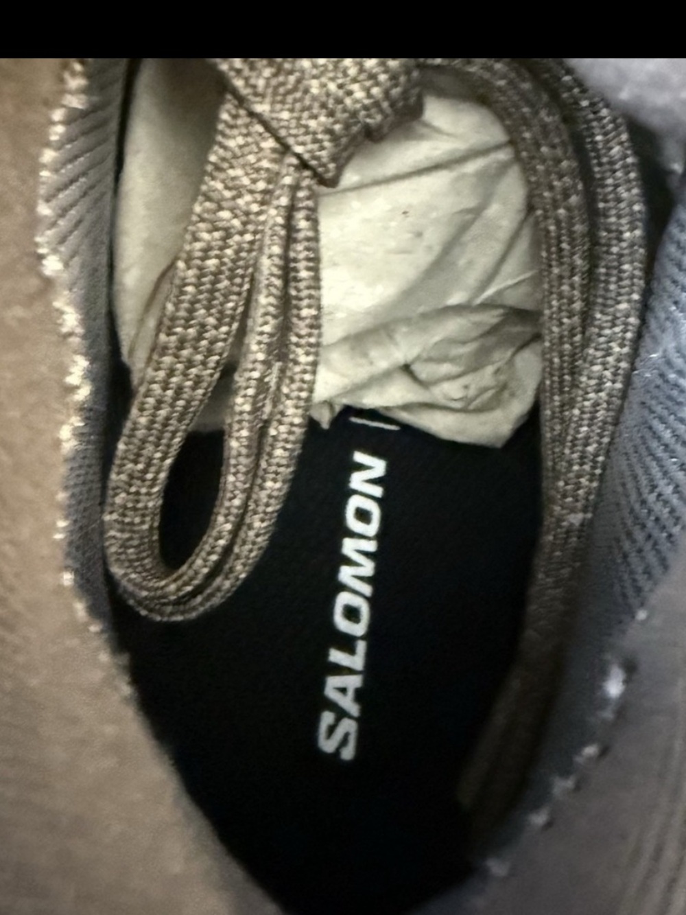 Salomon Women’s Athletic Shoes Taupe Beige Peach - Picture 9 of 13